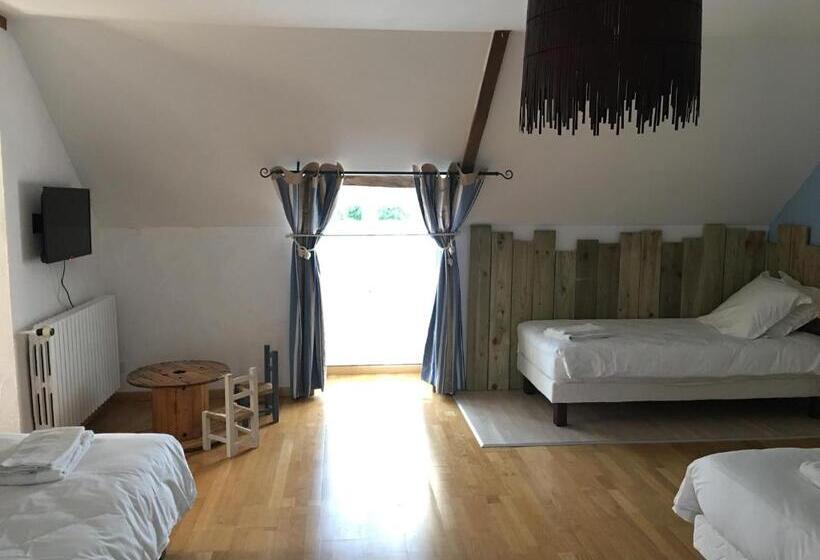 민박 Les Chambres De La Métairie Du Dick