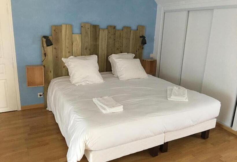 민박 Les Chambres De La Métairie Du Dick