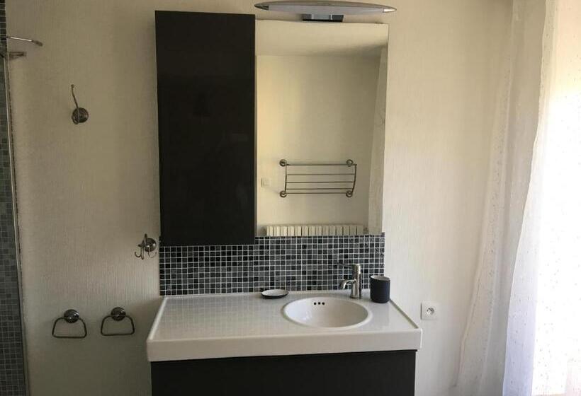 민박 Les Chambres De La Métairie Du Dick