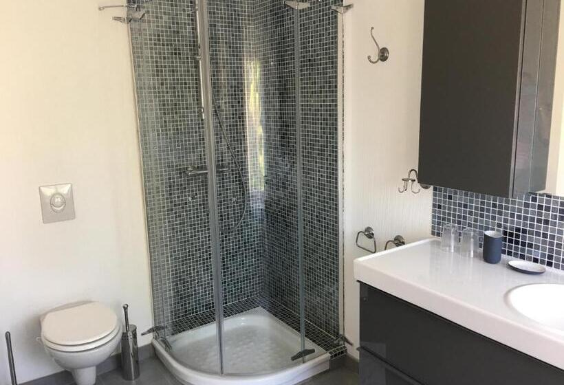 민박 Les Chambres De La Métairie Du Dick