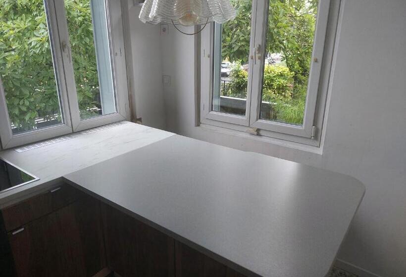 פנסיון Chambre Avec 1 Lits Et 1 Canapé Convertible, Salle De Bain Et Cuisine Communes