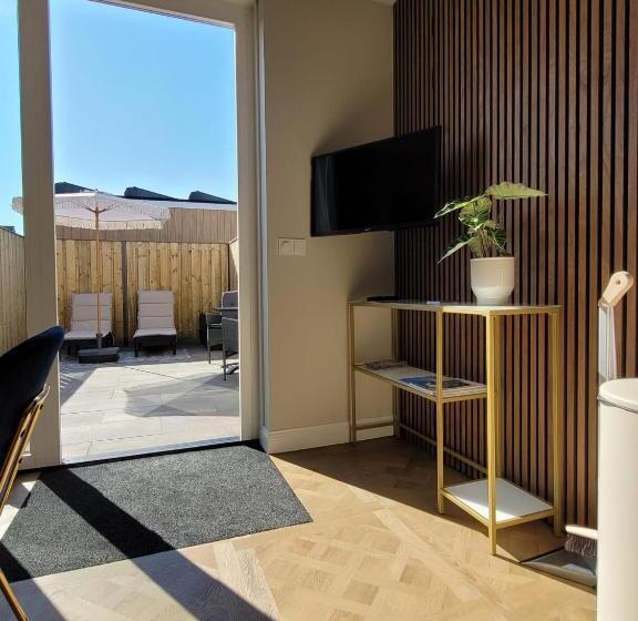 민박 Luxe Kamer Langendam 48 Met Privé Terras