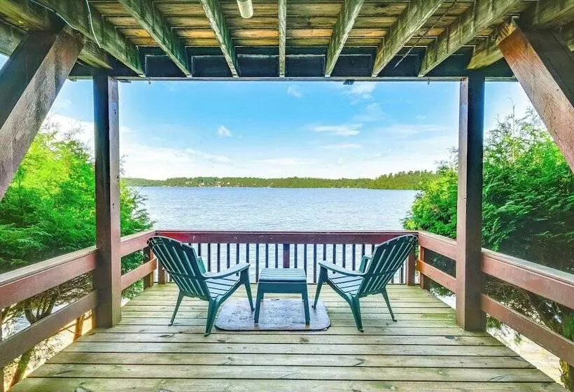 Waterfront Harrisville Home W/ Outdoor Fireplace!