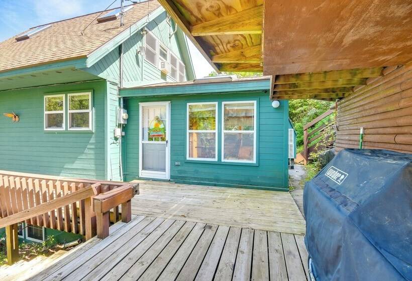 Waterfront Harrisville Home W/ Outdoor Fireplace!