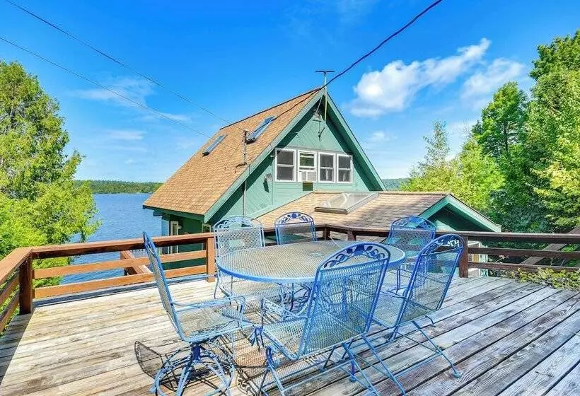 Waterfront Harrisville Home W/ Outdoor Fireplace!