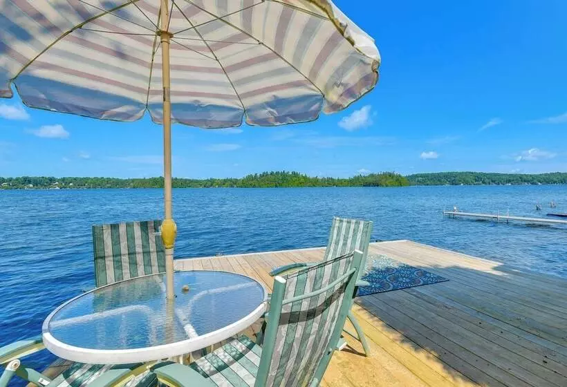 Waterfront Harrisville Home W/ Outdoor Fireplace!