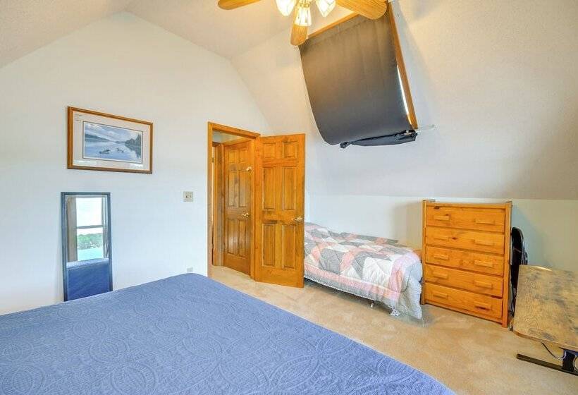 Waterfront Harrisville Home W/ Outdoor Fireplace!