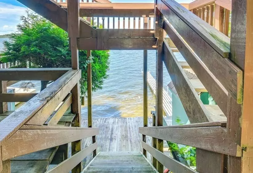 Waterfront Harrisville Home W/ Outdoor Fireplace!