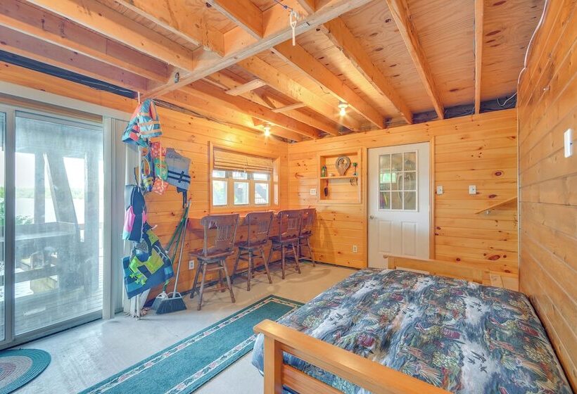 Waterfront Harrisville Home W/ Outdoor Fireplace!