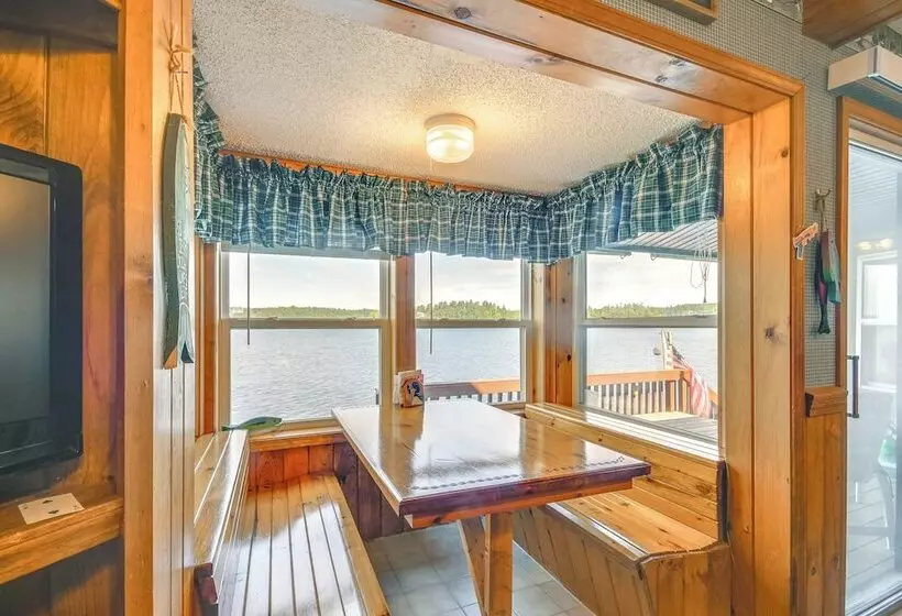 Waterfront Harrisville Home W/ Outdoor Fireplace!