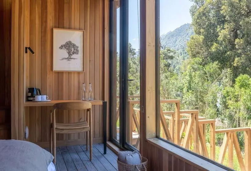 ホテル Tawa Refugio Del Puelo