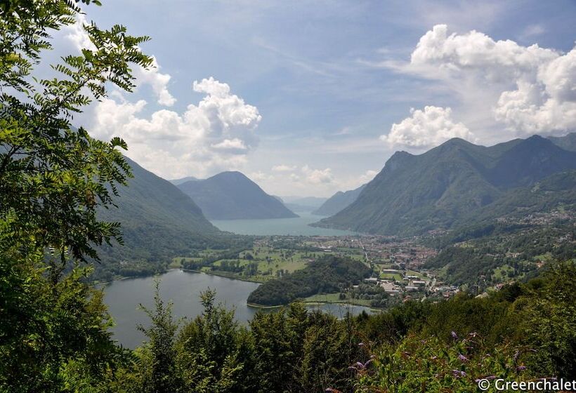 リゾートホテル Greenchalets Lago Di Lugano Porlezza