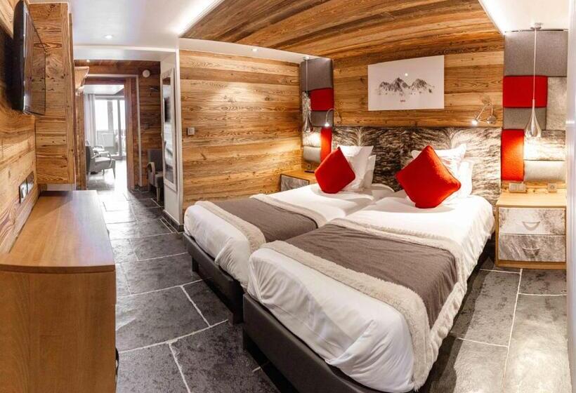 בית מלון כפרי Hôtel Alpina & Spa   Restaurant Oxalis