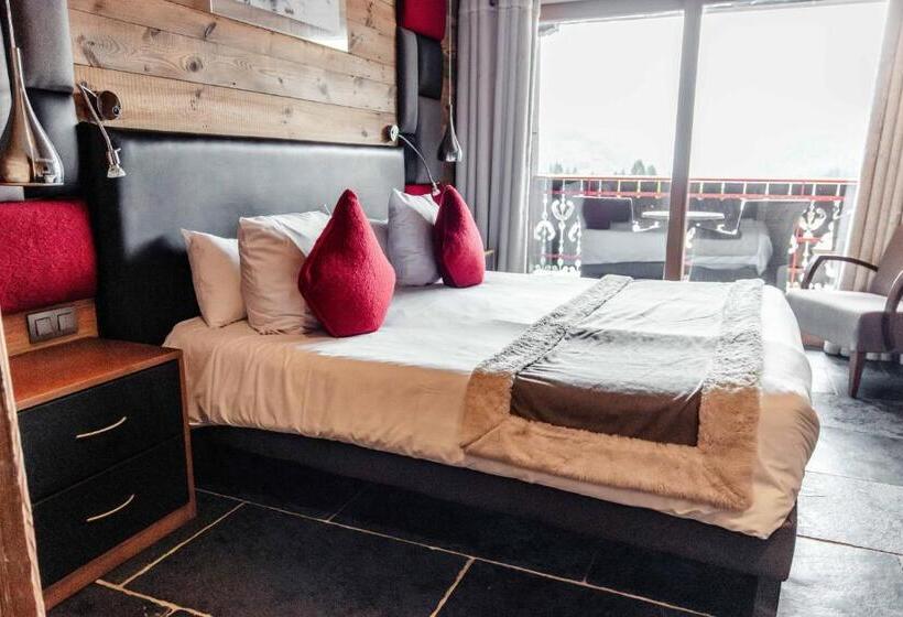 בית מלון כפרי Hôtel Alpina & Spa   Restaurant Oxalis