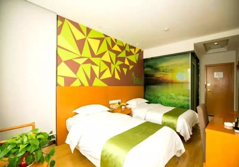 ホテル Greentree Hospitality Group Ltd Vatica Jiuquan West Han Shengsheng Shengshi