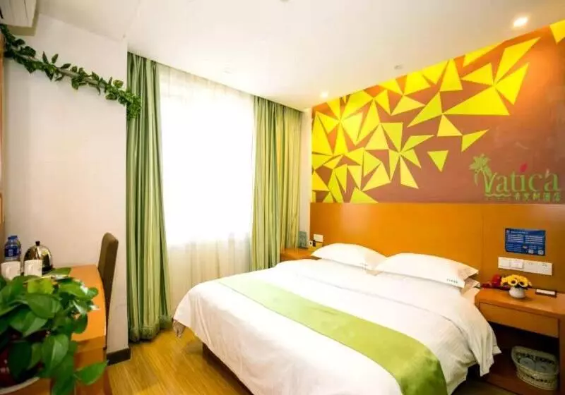 ホテル Greentree Hospitality Group Ltd Vatica Jiuquan West Han Shengsheng Shengshi