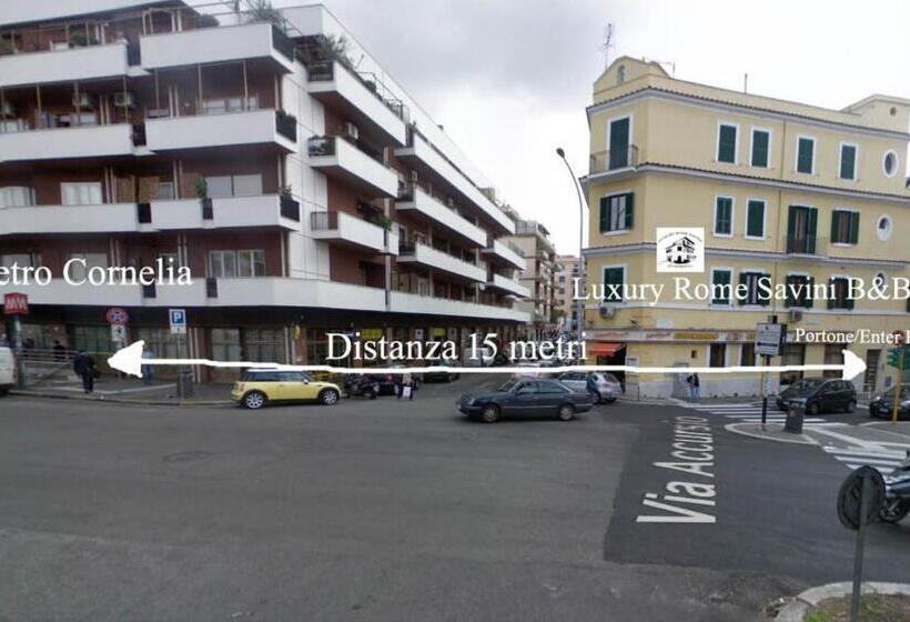 צימר Luxury Rome Savini Guest House