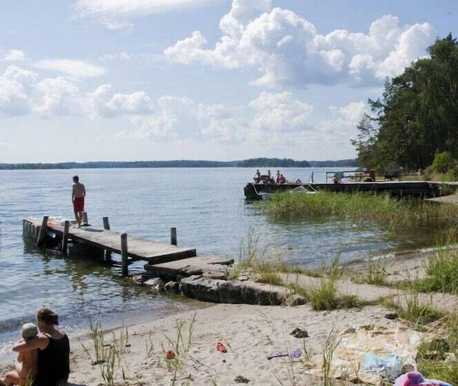 הוסטל Grinda Stugby Och Sea Lodge Pensionat Med Kost & Logi