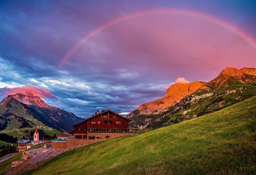 אתר נופש Alpenparks Hotel & Apartment Arlberg Warth Mit Pool