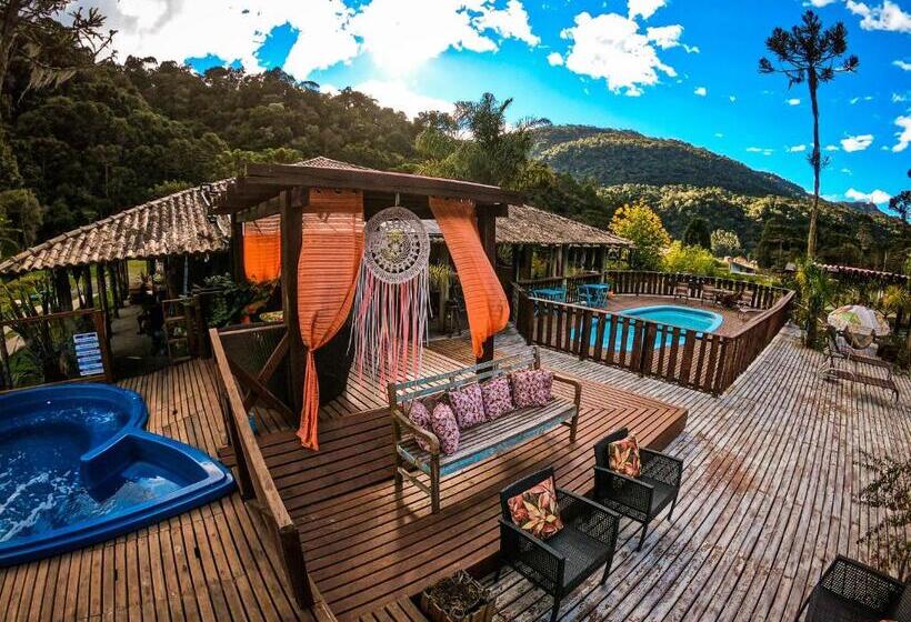 ペンション Pousada Jardim Do Buda   Café E Piscina