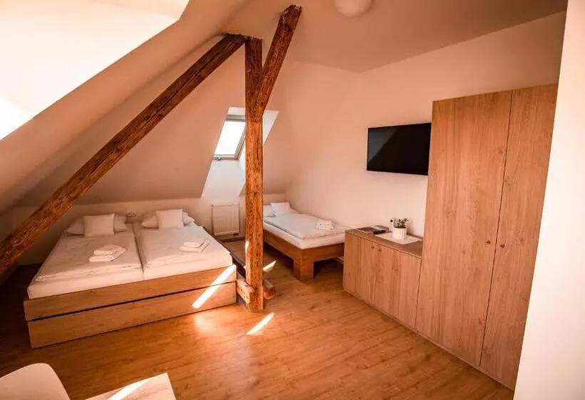 Aamiaismajoitus (B&B) Penzion Panský Dvůr Telč