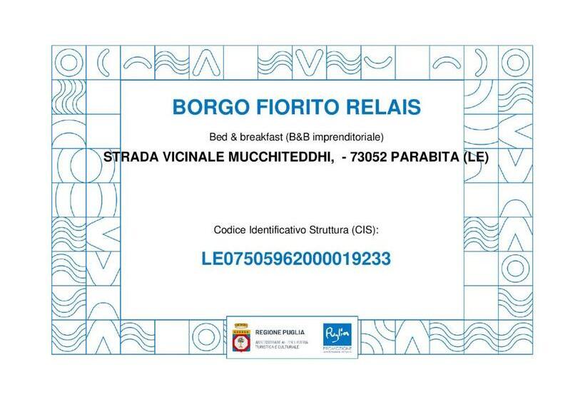 Bed and Breakfast Borgo Fiorito Relais