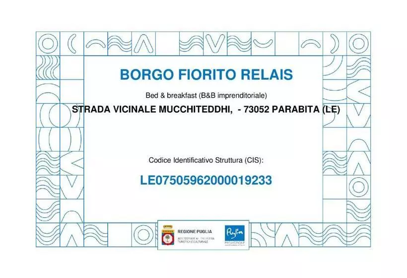 Aamiaismajoitus (B&B) Borgo Fiorito Relais