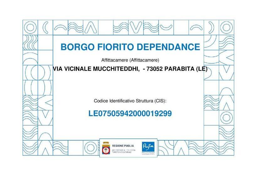 Bed and Breakfast Borgo Fiorito Relais