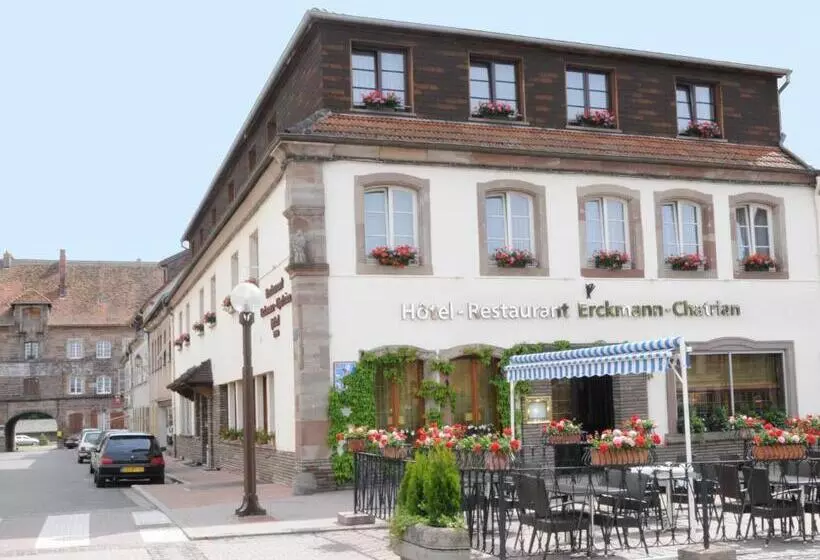 ホテル Hôtel Restaurant Erckmann Chatrian