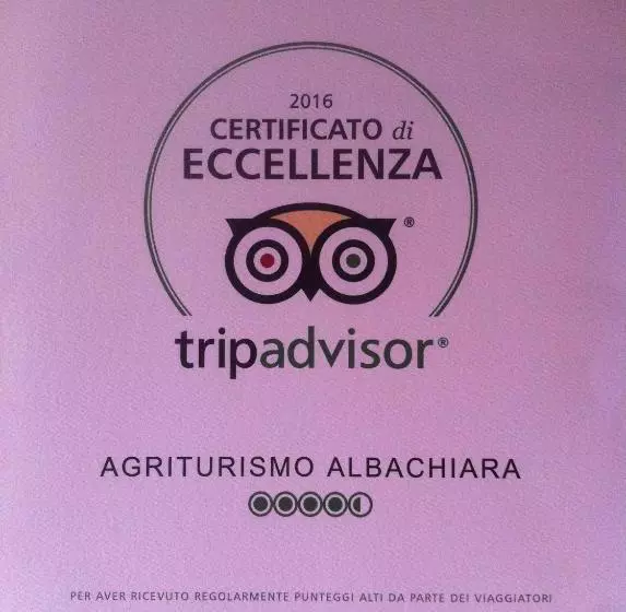 ホテル Agriturismo Ristorante Albachiara