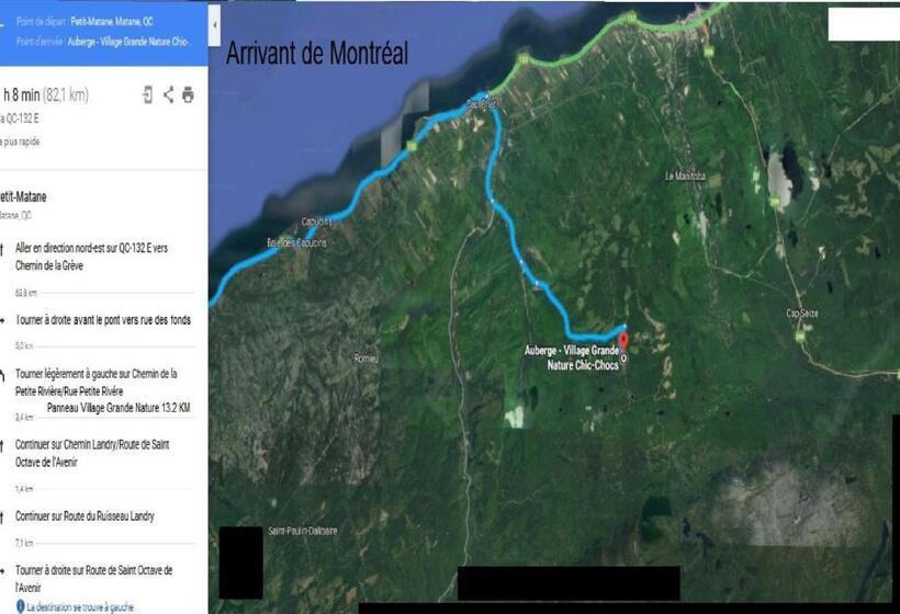 호스텔 Auberge   Village Grande Nature Chic Chocs