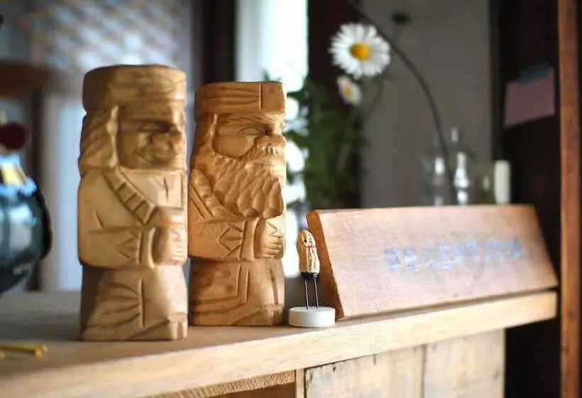 ペンション Kushiro Guesthouse Cook A Doodle Doo   Hostel