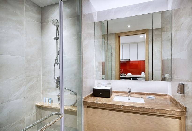 호텔 Oakwood Apartments Yangzhou