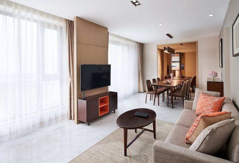 호텔 Oakwood Apartments Yangzhou