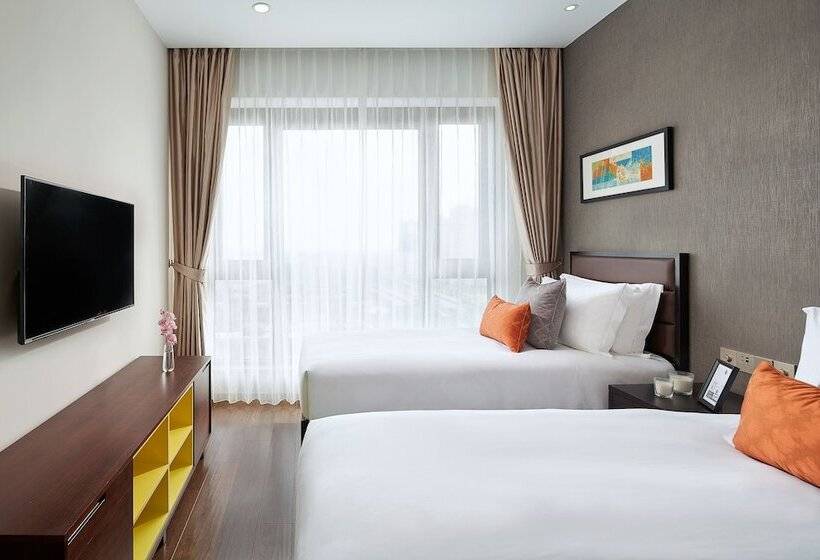 호텔 Oakwood Apartments Yangzhou