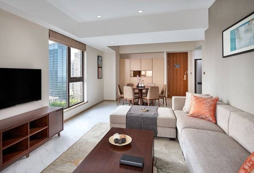 호텔 Oakwood Apartments Yangzhou