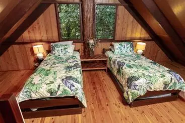 Отель The Canopy Rainforest Treehouses & Wildlife Sanctuary