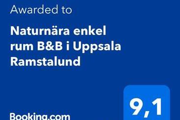 Naturnära Enkel Rum B&b I Uppsala Ramstalund