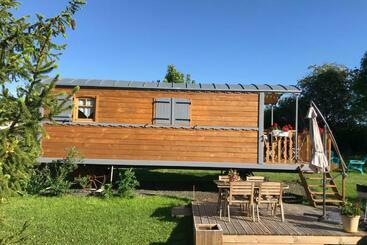 ペンション La Roulotte Au Fond Du Pré