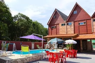 ユースホステル Recanto Pousada Ju&ju Com Piscina Compartilhada
