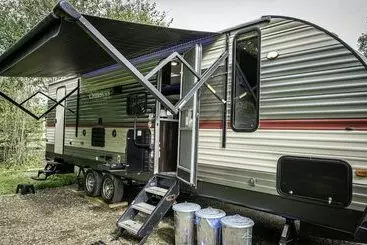 コテージ American Luxury Caravan  Secure Parking Llandeilo