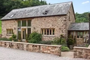 コテージ The Lodge Farm Barn