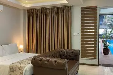 アパートホテル Studio W/pool Heated Jacuzzi, Near Clark Airprt&sm