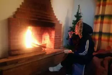 Turistihuoneistot Cabaña Con Bañera En Puesta De Sol