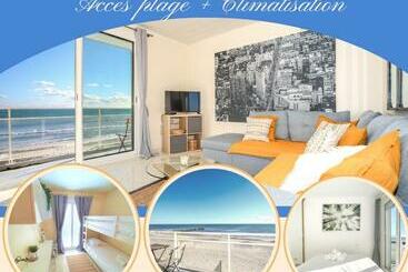 관광객 아파트 T3 Somptuosa 1 ère Ligne Face Mer Palavas