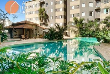 관광객 아파트 Jardim Das Palmeiras 2   Seu Resort Em Ubatuba