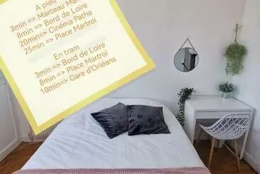 Pensione Chambre Voyage Tout Confort Pres De Saint Marceau