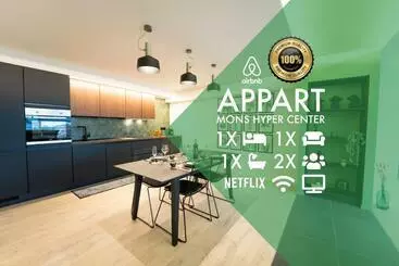 ツーリストアパートメント Green Appart   A&b Best Quality   Mons City Center
