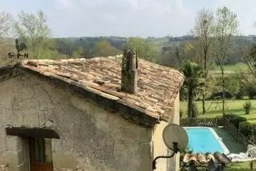 ベッドアンドブレックファースト Les Gîtes Du Hameau Avec Piscine