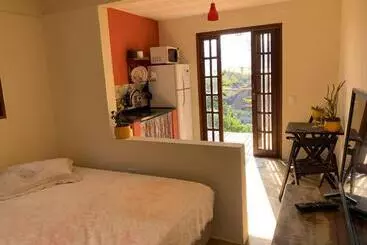 آپارتمان‌های توریست‌ها Chalé Com Cozinha Vista Mar Fartura